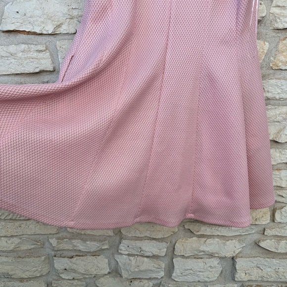 Lane Bryant 18/20 Pink Textured Dress - Picture 4 of 5